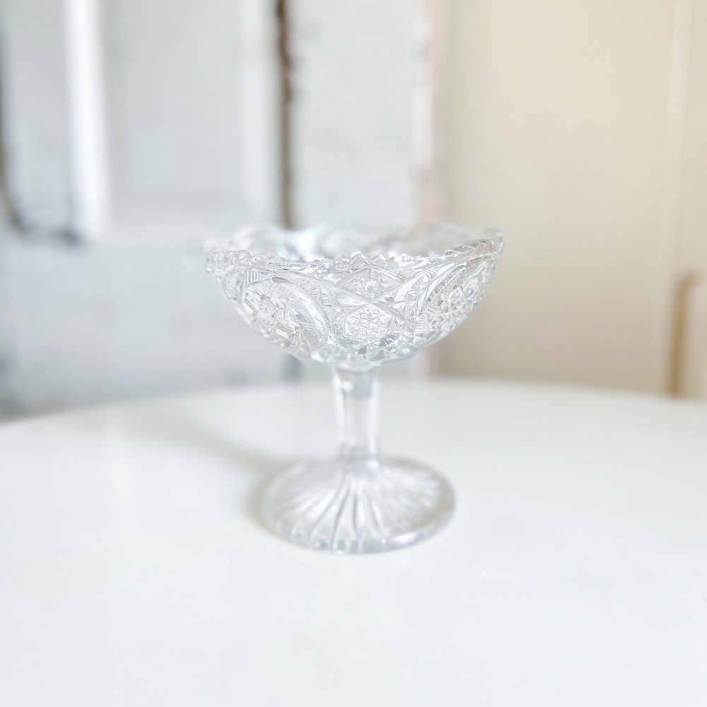 Vintage Crystal Candy Dish 🤍